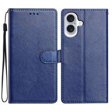 iPhone 17 Fodral Läder Blå