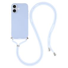 iPhone 17 Skal TPU Med Mobilsnöre Lila