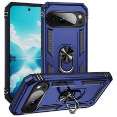 Google Pixel 10 Pro XL Skal Armor Ring Hybrid Blå