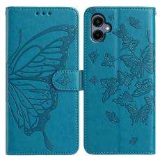 Samsung Galaxy A07 Fodral Med Fjäril Tryck Blå