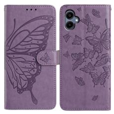 Samsung Galaxy A07 Fodral Med Fjäril Tryck Lila