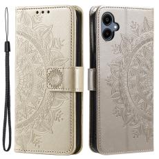 Samsung Galaxy A07 Fodral Mandala Läder Guld