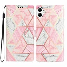 Samsung Galaxy A07 Fodral Med Tryck Rosa Marmor