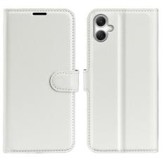 Samsung Galaxy A07 Fodral Litchi Läder Vit