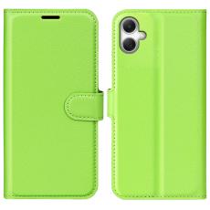 Samsung Galaxy A07 Fodral Litchi Läder Grön