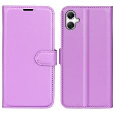 Samsung Galaxy A07 Fodral Litchi Läder Lila