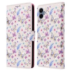Samsung Galaxy A07 Fodral RFID Läder Fjärilar / Blommor
