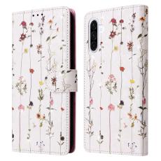 Samsung Galaxy A17 Fodral RFID Läder Små Blommor
