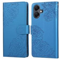 Samsung Galaxy A07 Fodral Med Tryck Blommor Blå