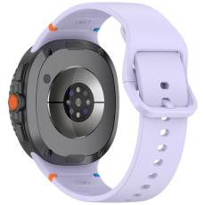 Galaxy Watch 8 46/44/40 mm Klockarmband Silkon Lila
