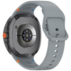 Galaxy Watch 8 46/44/40 mm Klockarmband Silkon Grå