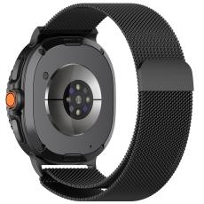 Galaxy Watch 8 46/44/40 mm Armband Milanese Loop Svart