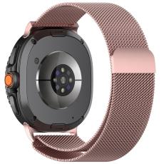 Galaxy Watch 8 46/44/40 mm Armband Milanese Loop Rosa