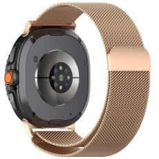 Galaxy Watch 8 46/44/40 mm Armband Milanese Loop Roséguld