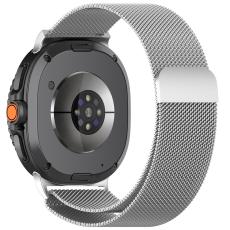Galaxy Watch 8 46/44/40 mm Armband Milanese Loop Silver