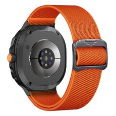 Galaxy Watch 8 46/44/40 mm Armband Justerbart Nylon Orange