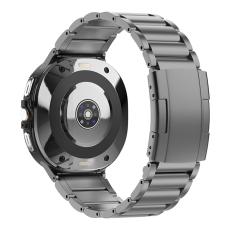 Samsung Galaxy Watch 8 46/44/40 mm Armband Metall Grå