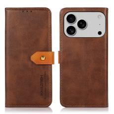 KHAZNEH iPhone 17 Pro Fodral Dual Color Brun