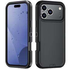 iPhone 17 Pro Skal Extreme Shockproof Hybrid Svart