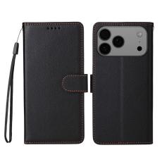 iPhone 17 Pro Max Fodral RFID Läder Svart