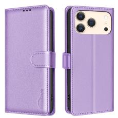 BINFEN iPhone 17 Pro Max Fodral RFID Läder Lila