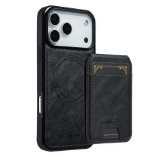 LC.IMEEKE iPhone 17 Pro Max Skal Med Avtagbar Korthållare Läder