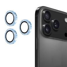 ENKAY Phone 17 Pro Max / 17 Pro Linsskydd Glitter Blå