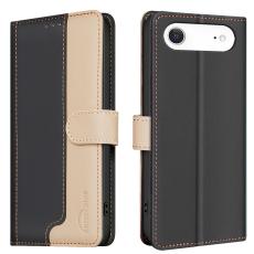 BINFEN iPhone Air Fodral RFID Splicing Color Svart