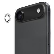 ENKAY iPhone Air Linsskydd Strass Silver