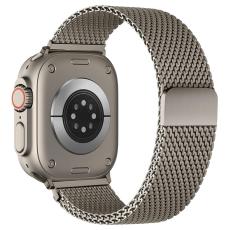 Apple Watch 42/44/45/46/49 mm Armband Milanese Titanium