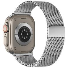 Apple Watch 42/44/45/46/49 mm Armband Milanese Silver