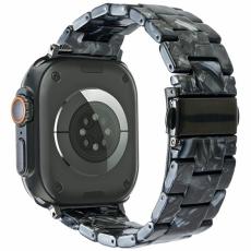 LEMONDA Apple Watch 42/44/45/46/49 mm Armband Resin Svart