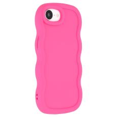 iPhone 16e Mobilskal Wavy Rosa