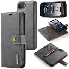 DG.MING iPhone 16e 2in1 Magnet Fodral / Skal Grå
