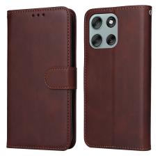 Motorola Moto G56 5G Fodral Läder Brun