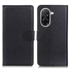 Xiaomi Redmi A5 Fodral Litchi L&auml;der Svart