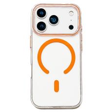iPhone 17 Pro Max Skal MagSafe Transparent / Orange