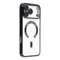 iPhone 17 Pro Skal MagSafe Electroplated TPU Svart