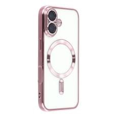 iPhone 17 Skal MagSafe Electroplated TPU Rosa