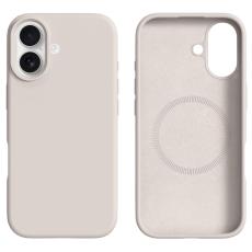 iPhone 17 Skal MagSafe Liquid Silikon Beige