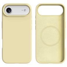 iPhone Air Skal MagSafe Liquid Silikon Gul
