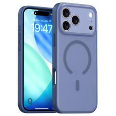 iPhone 17 Pro Max Skal MagSafe Skin Feel Frosted Blå