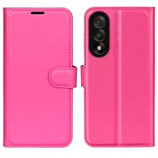 OnePlus Nord 5 5G Fodral Litchi Läder Rosa