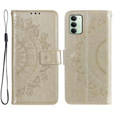 Xiaomi Redmi 15 Fodral Mandala Läder Guld