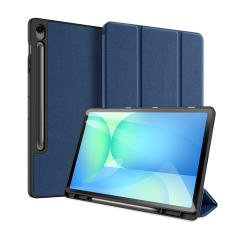 DUX DUCIS Galaxy Tab S10 FE Plus Fodral DOMO Tri-Fold Blå