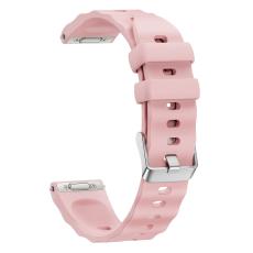 Klockarmband 18 mm Quick Release Wave Silikon Rosa