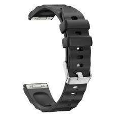 Klockarmband 18 mm Quick Release Wave Silikon Svart