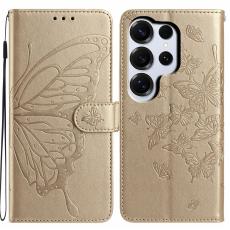 Samsung Galaxy S26 Ultra Fodral Fj&auml;ril Tryck Guld