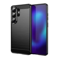 Samsung Galaxy S26 Ultra Skal Borstad St&aring;l Textur Svart