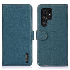 KHAZNEH Samsung Galaxy S26 Ultra Fodral &Auml;kta L&auml;der Gr&ouml;n